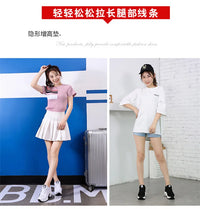 Women's Platform Mesh Lace-Up Sneakers Medium Heel