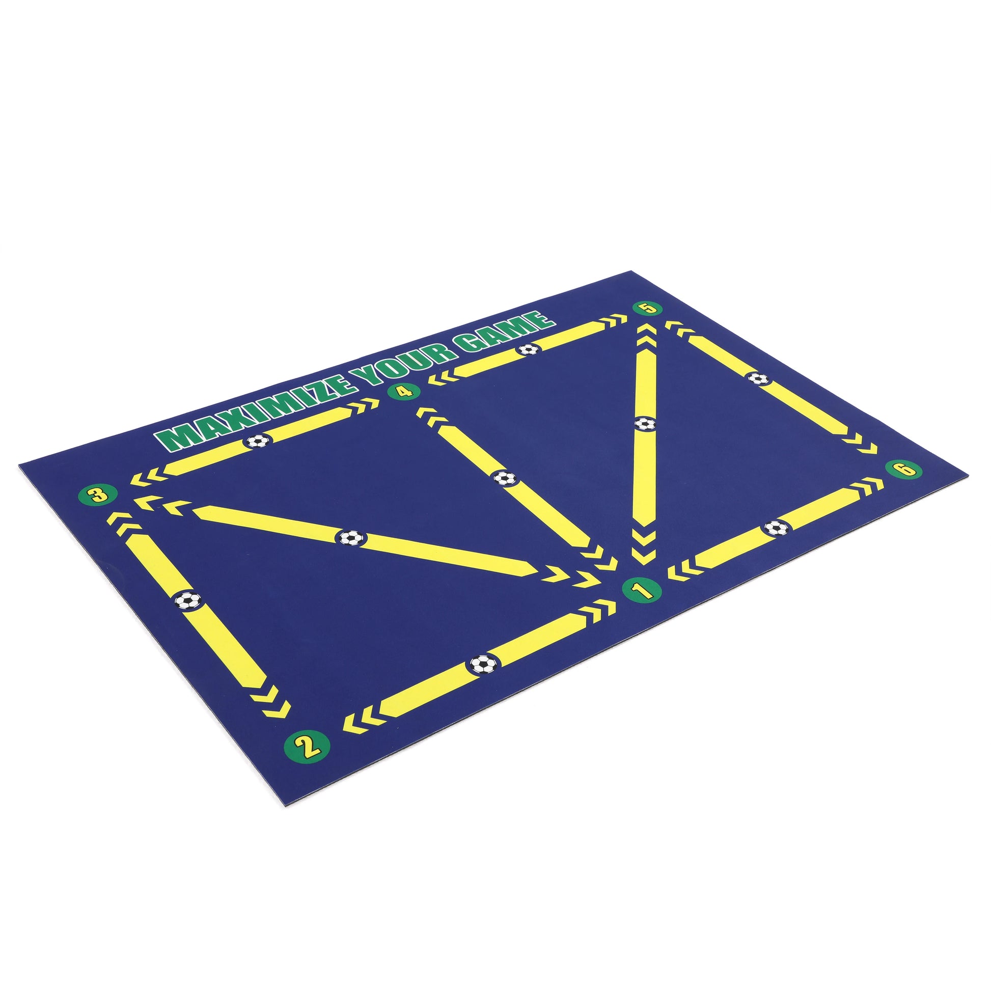 Thick Soccer Training Mat 60x90cm Durable Non-Slip Foldable for Indoor Outdoor