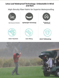 Golf Raincoat Rain Jacket Waterproof Lightweight Quick-Dry UV Sun Protection Breathable Outdoor Sports Men Women Golfing Apparel - Buy online at  Vibe In Cart.
