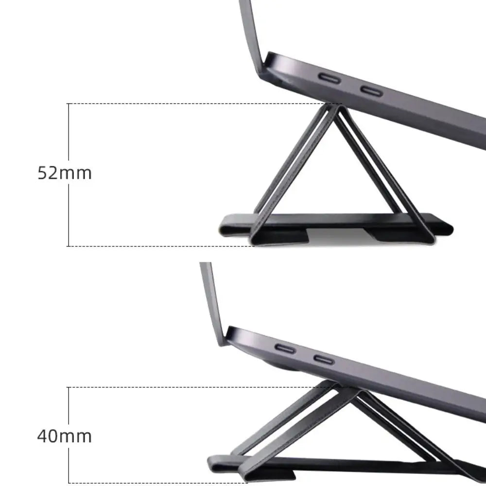 Foldable ABS Plastic and PU Stand for 12-16 Inch Laptops and Tablets