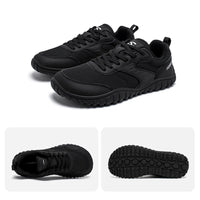 HOBIBEAR Minimalist Wide Toe Shoes Mens Womens Artificial Leather Running Sneakers Lace Up Lightweight Breathable Walking Shoes - Buy online at  Vibe In Cart.