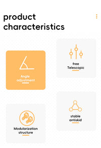 Height Adjustable VESA Portable Monitor Stand for Up to 18-Inch Monitors