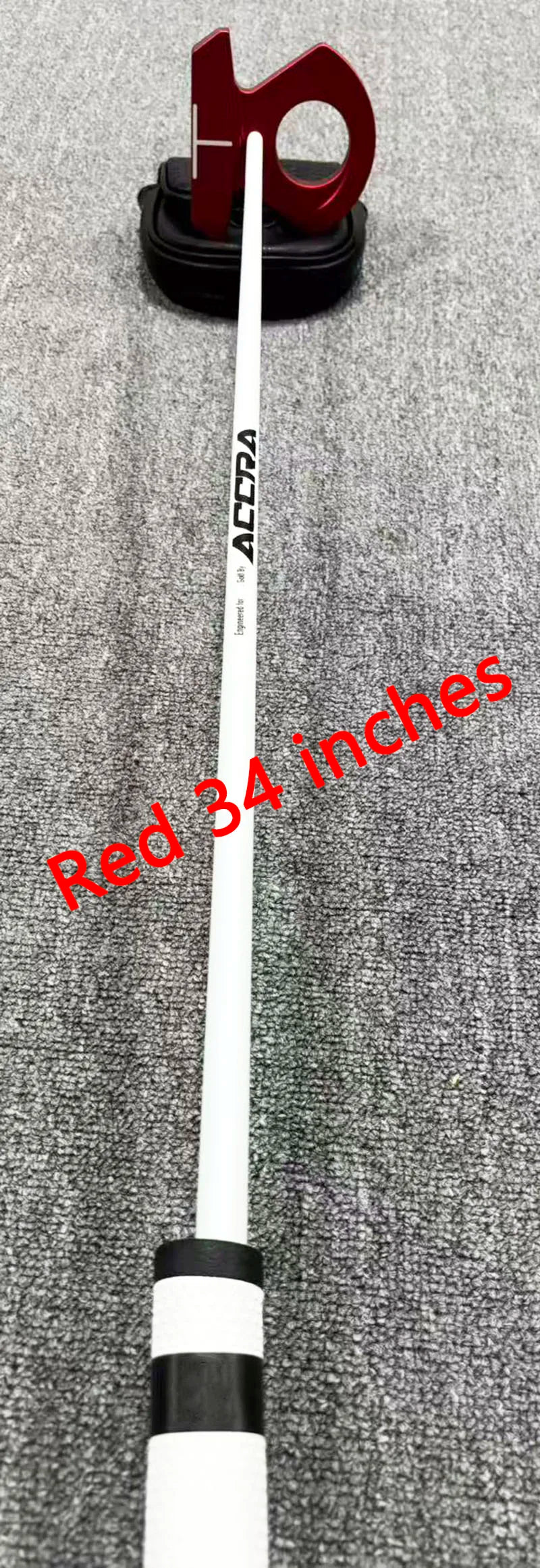 Right-Handed Golf Putter with Graphite Shaft, 32-36 Inches, Multiple Colors