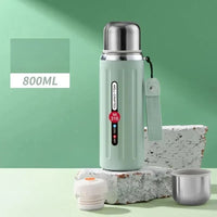 800ml Stainless Steel Insulated Vacuum Flask for Hot and Cold Beverages