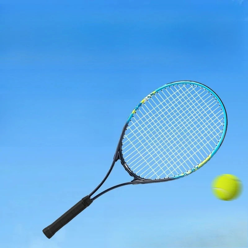Adult Beginner Female Outdoor One-piece Aluminum Alloy Tennis Racket Male Indoor Single Training One-piece Tennis Racket - Buy online at  Vibe In Cart.