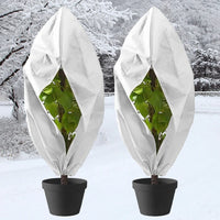 1/3Pcs Plant Covers Freeze Protection Non-woven Fabric Frost Cloth Plants Jacket Drawstring Tree Cover for Outdoor Plants - Buy online at  Vibe In Cart.