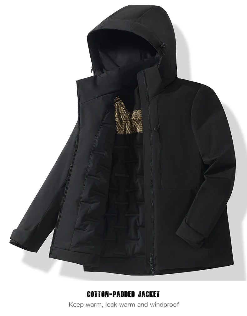 EUMERGX Men's Women's Winter Coat Waterproof Windproof Warm Fleece Jacket Unisex Hiking Camping Skiing Climbing Windbreaker - Buy online at  Vibe In Cart.