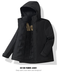 EUMERGX Men's Women's Winter Coat Waterproof Windproof Warm Fleece Jacket Unisex Hiking Camping Skiing Climbing Windbreaker - Buy online at  Vibe In Cart.