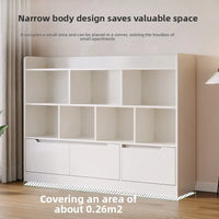 Lockers Household Simple Multi-grid Storage Organizing Cabinet Living  Display Cabinet Simple Bookshelf Multi-layer Shelf - Buy online at  Vibe In Cart.