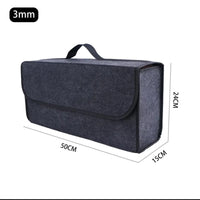 1PC Dark gray car felt storage box car storage bag enlarged and thickened soft felt storage box household storage box - Buy online at  Vibe In Cart.