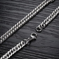 HNSP 8mm-14mm Thick Stainless Steel Cuban Chain Necklace For Men Punk Neck Male Chains Jewelry Accessories - Buy online at  Vibe In Cart.