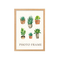 Wooden Rectangle Photo Frames Set of 3 with Multiple Sizes