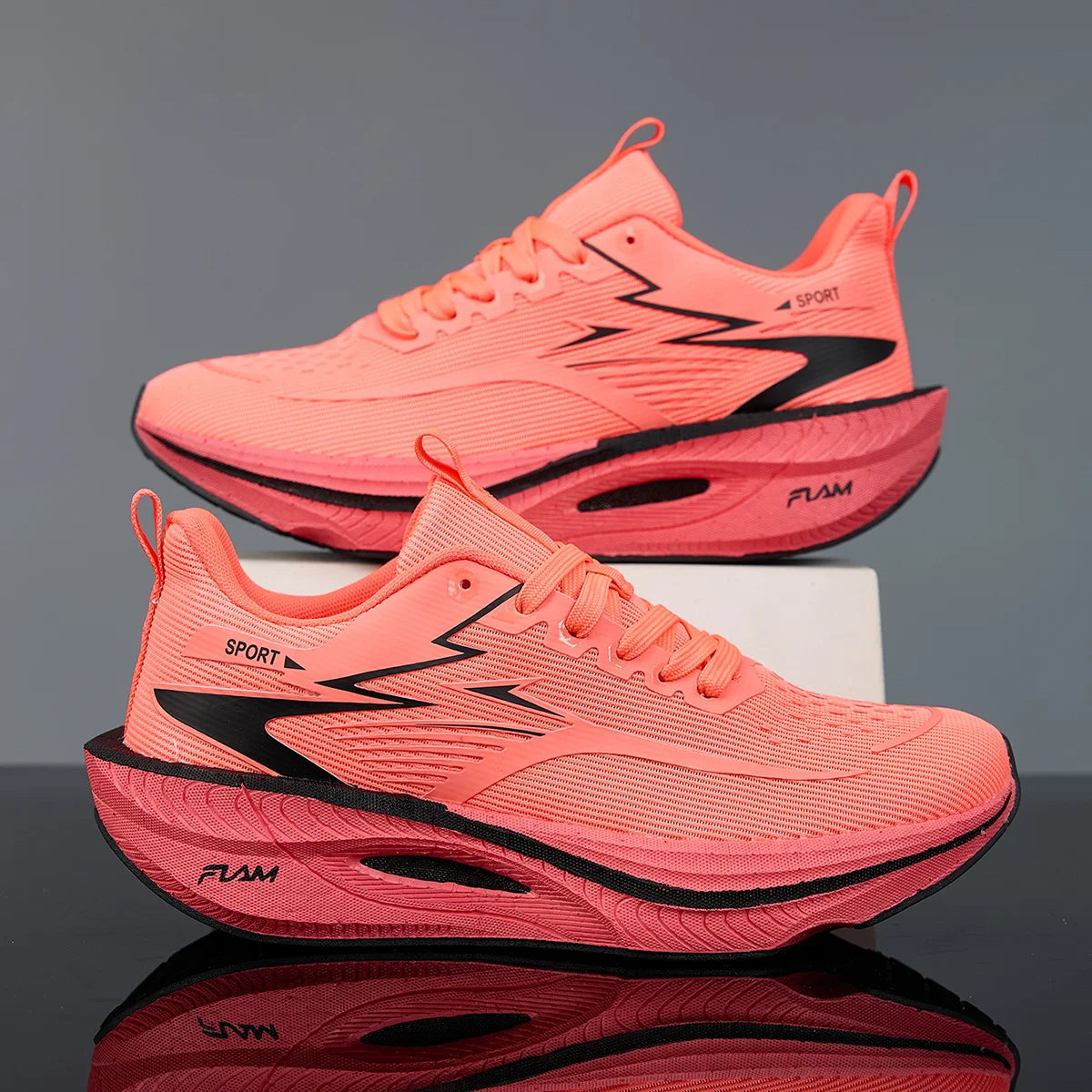 Men Sports Running Shoes Casual Marathon Breathable Lightweight Women's Comfortable Athletic Nonskid Walking Sneakers Outdoors - Buy online at  Vibe In Cart.