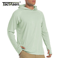 TACVASEN Sun Protection T-Shirts Mens Long Sleeve Hoodie Casual UV-Proof T-Shirts Breathable Lightweight Quick Dry T shirts Male - Buy online at  Vibe In Cart.