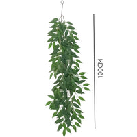 Home Wall Decoration Encryption Green Plant Simulation Willow Leaf Wisteria Strip Pendant Simulation Eucalyptus Pendant - Buy online at  Vibe In Cart.