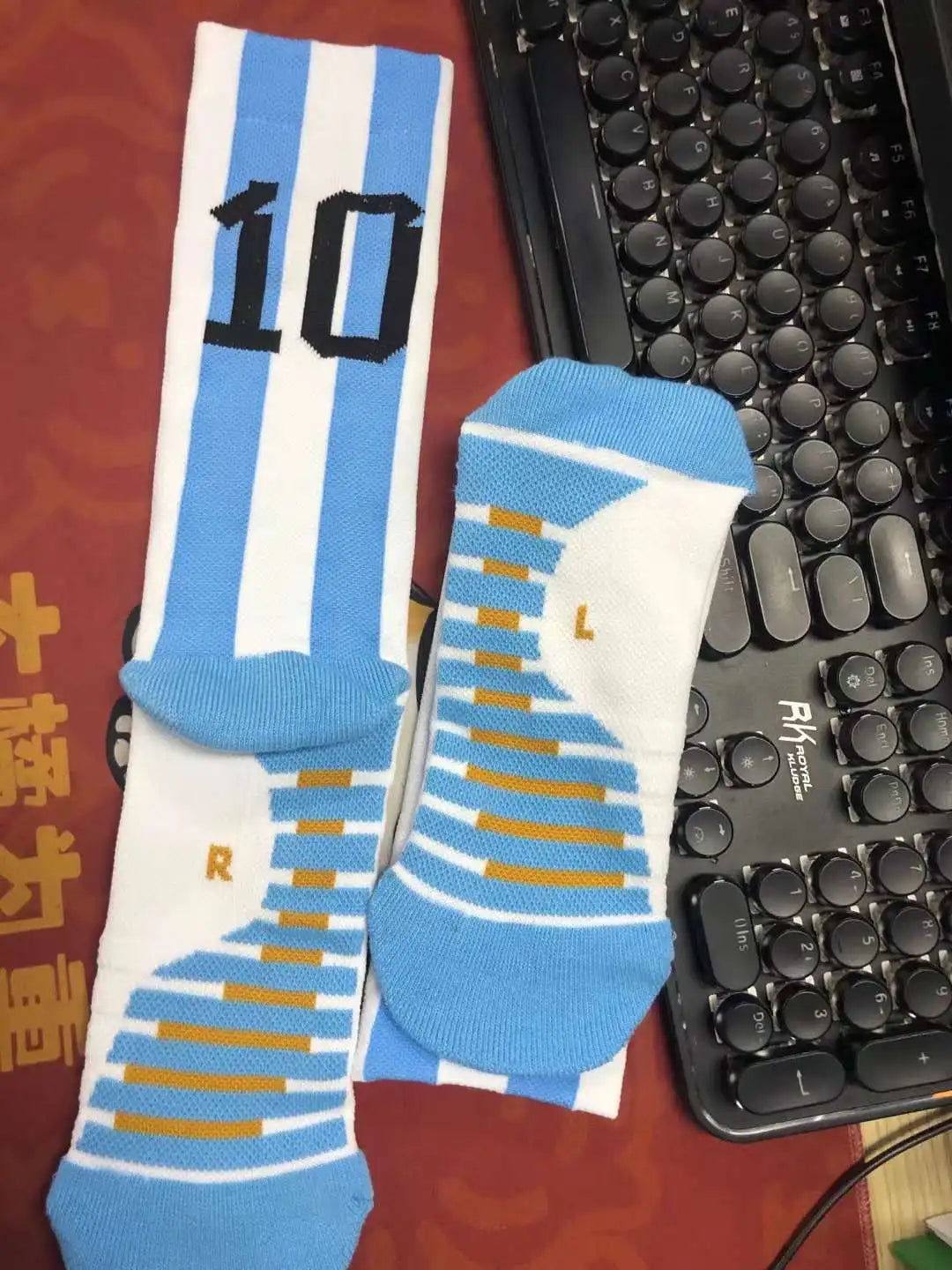 Number Kids Soccer Socks 10# Star 7# Mid-tube Boys Cycling Socks Outdoor Towel Bottom Fashion Men's Sport Football Short Socks - Buy online at  Vibe In Cart.