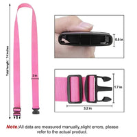 Adjustable Nylon Luggage Strap 100-200cm Length 5cm Width