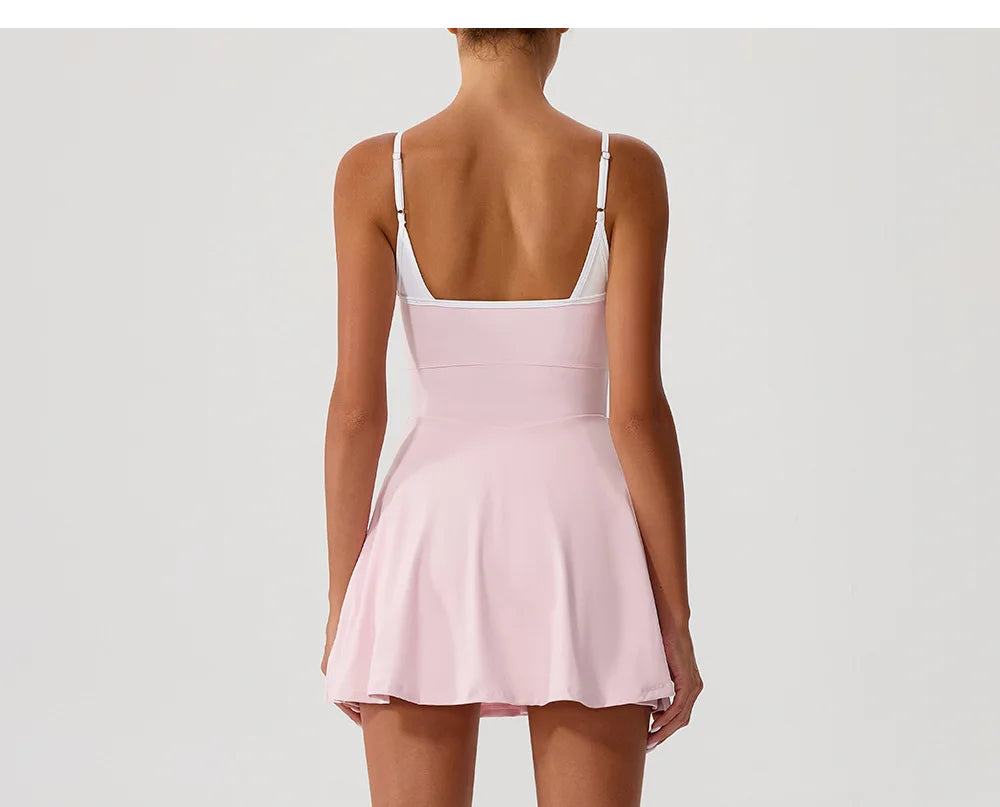 Tennis Dress For Women with Pockets Golf Skirts Anti Shorts Yoga Suit Badminton Clothing Activewear - Buy online at  Vibe In Cart.