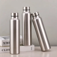 High Quality 1000ml Stainless Steel Sport Water Bottle Single-layer Rugged Water Cup Metal Flask Drinkware Camping Sports Gym - Buy online at  Vibe In Cart.