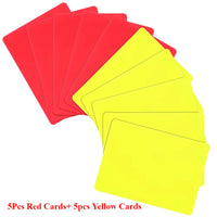 10pcs Referee Cards Set Red Yellow Judge Cards Football Soccer Standard Card Score Sheets Notebook Judge Cards Accessories - Buy online at  Vibe In Cart.
