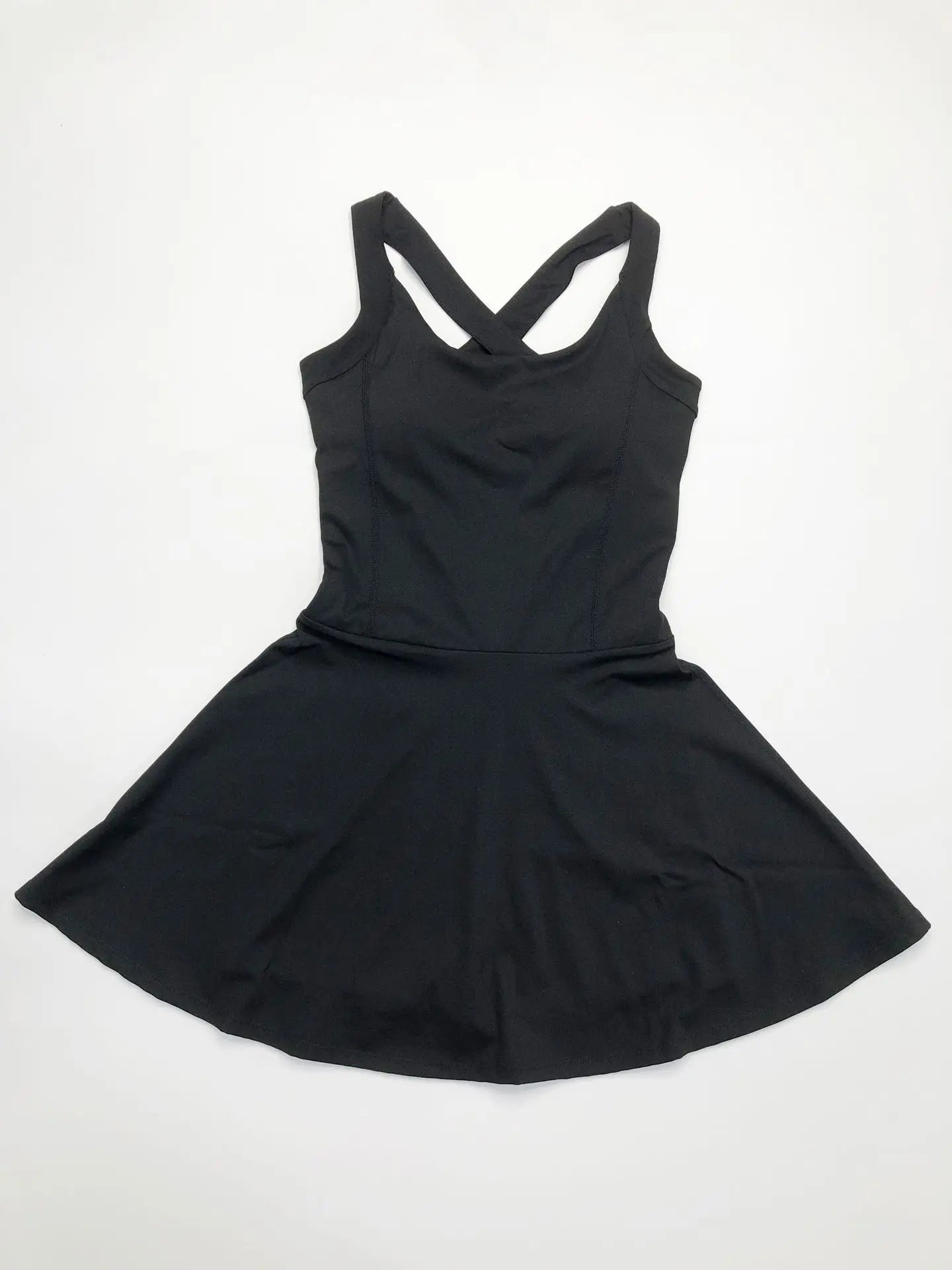 Women Tennis Dress One-Pieces Slim Fit Soft Sports Sets Golf Badminton Skorts Back Cross Tracksuits With Chest Pads Yoga Suits - Buy online at  Vibe In Cart.