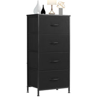 JHK Dresser For Bedroom With 4 Fabric Drawers Nightstand Wardrobe Steel Frame Closet For Clothes Storage Cabinet Of Furniture - Buy online at  Vibe In Cart.