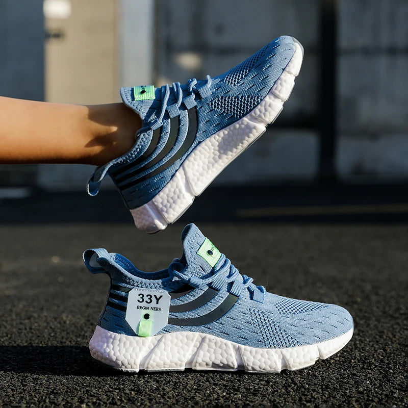 Men Casual Sneakers Summer Breathable Sport Shoes Lightweight Outdoor Mesh Running Shoes Athletic Jogging Tenis Walking Shoes - Buy online at  Vibe In Cart.