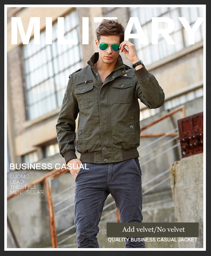 2024 Men's Tactical Jacket Autumn Winter Fleece Tactical Jackets Men Casual Multiple Pockets Windproof Outdoor Workwear Coat - Buy online at  Vibe In Cart.