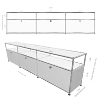 Metal TV Stand Corner Cabinet for Living Room Storage