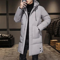 New Winter Men's Hooded Long Cotton Jacket, Thickened Warm Parka, Plus Sizes M-8XL - Buy online at  Vibe In Cart.