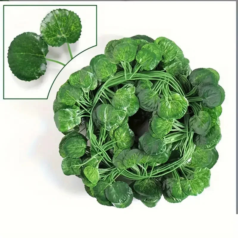 Artificial Plant Green Ivy Leaf Garland Silk Wall Hanging Vine Home Garden Decoration Wedding Party DIY Fake Wreath Leaves - Buy online at  Vibe In Cart.
