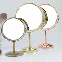 3/4/5in Double-Side Makeup Mirror With 2X Magnification Clear Reflection And Easy To Carry Desktop Vanity Mirror With Stand - Buy online at  Vibe In Cart.