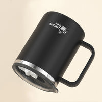 500ml Double-layer Mug 304 Stainless Steel Insulated Coffee Cup With Handle Portable Sealed Water Cup Drinkware For Student Kid - Buy online at  Vibe In Cart.