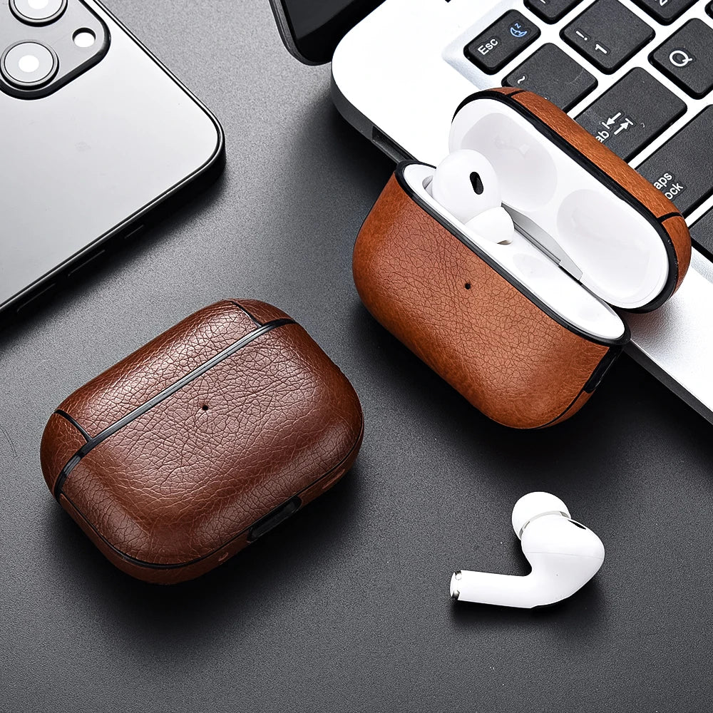 Leather Protective Case for Wireless In-Ear Earphones