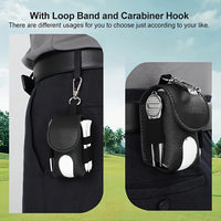 Mini PU Golf Ball Waist Holder Storage Pouch, 1 Piece