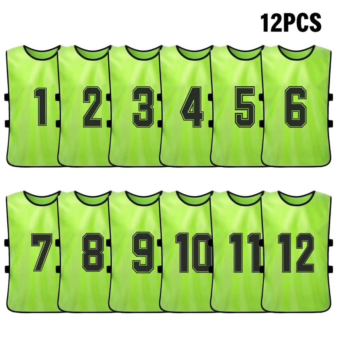 6PCS/2PCS Adults Soccer Pinnies Quick Drying Football Team Jerseys Youth Sports Scrimmage Soccer Team Numbered Bibs Sports Vest - Buy online at  Vibe In Cart.