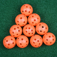 10Pcs 41mm Golf Training Balls Plastic Airflow Hollow with Hole Golf Balls Outdoor Golf Practice Balls Golf Accessories - Buy online at  Vibe In Cart.