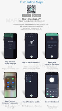 Smart LED Ceiling Lamp with Remote Control, Dimmable, White