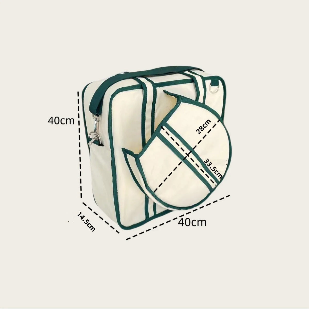 Large Waterproof Tennis Racket Bag Shoulder Backpack Pickleball Gear Sports Bag - Equipment Carrier for Racquet Storage - Buy online at  Vibe In Cart.