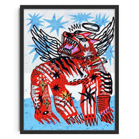 Classical Abstract Canvas Wall Art Print, Unframed, Vertical