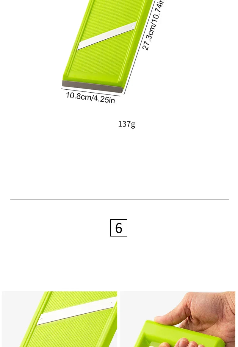 Multifunctionele Vegetable Cutter With Steel Blade Mandoline Slicer Potato Peeler Carrot Cheese Grater Kitchen Accessories Tools - Buy online at  Vibe In Cart.