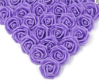 Artificial Foam Rose Flower Heads Set, 10 to 50 Pieces