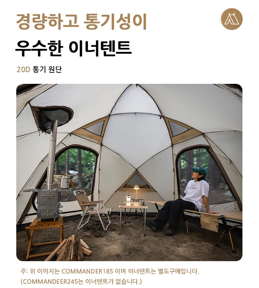 Waterproof Windproof Nylon Camping Dome Tent for 3-4 People