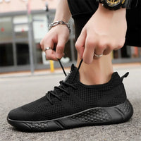 Men's Casual Sneakers Breathable Comfortable Walking Shoe Lace-up and Anti-slip Athletic Jogging Tennis Shoe Large Size 39-50 - Buy online at  Vibe In Cart.