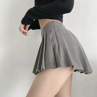 Spice girl pleated skirt female pure color small short skirt summer new Korean version JK college wind high waist mini skirt - Buy online at  Vibe In Cart.