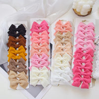 6/10Pcs/Set 2025 Fashion New Cute Ribbon Bowknot Hair Clips for Kids Handmade Baby Girls Hair Accessories - Buy online at  Vibe In Cart.