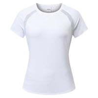 Women's Polyester Short Sleeve Quick Dry Sports T-Shirt