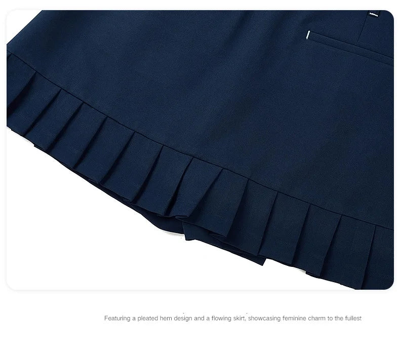 Ttygj New Women's Golf Skirt Summer Sports Pleated Skirt A-lined Split Women's Golf Sportswear Tennis Skorts with Inner Shorts