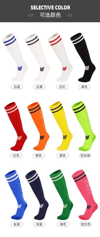 Towel Bottom Soccer Socks Breathable Knee High Training Long Stocking Adults Youths Kids Practical Competition Football Socks - Buy online at  Vibe In Cart.