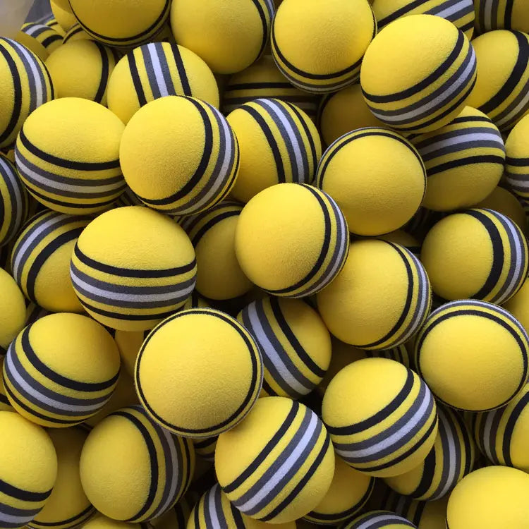 50pcs/bag EVA Foam Golf Balls Hot New Yellow Red Blue Rainbow Sponge Indoor golf Practice ball Training Aid - Buy online at  Vibe In Cart.